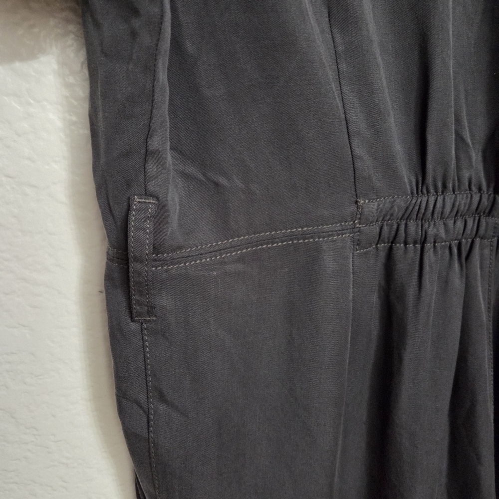 GAP Utility Jumpsuit Women's Size 8 Charcoal - Picture 4 of 10